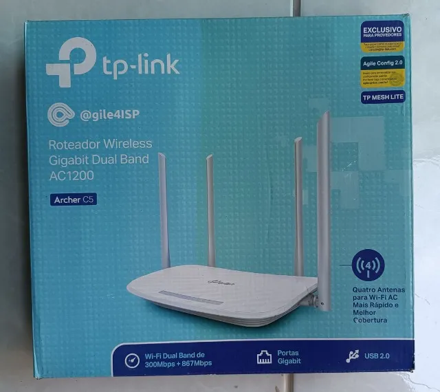 roteador tp link wireless novo 4 antenas