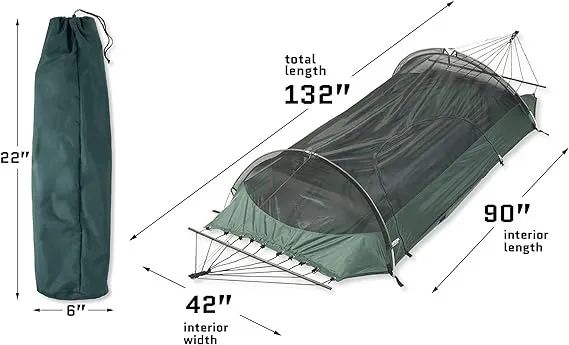 Rede barraca para acampamento - Lawson Blue Ridge Hammock - Foto 4