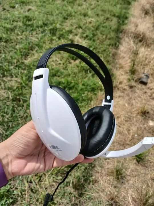 Fone gamer branco dex novo confortavél e barato - Foto 2