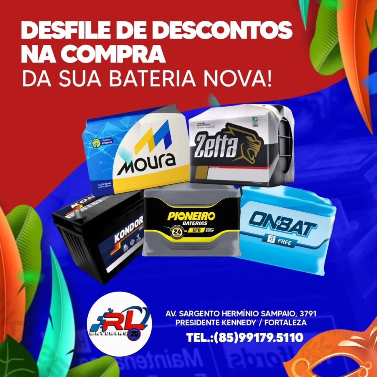 Bateria 60ah pioneiro 2 nos de garantia  - Foto 3
