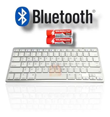 Mini Teclado Bluetooth Tablet Mac Apple Ipad Windows Android. PC, Notebook - Foto 2