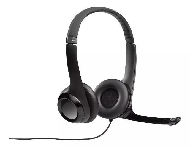 Headset Com Fio H390 Usb Preto Logitech - Foto 2