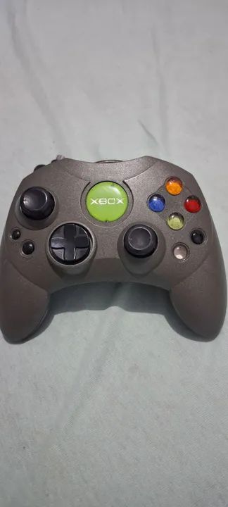 Controle Xbox Original cinza 