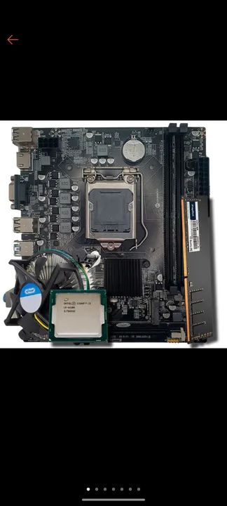 Kit Intel i3 6 geração com 12 de ram DDR4 