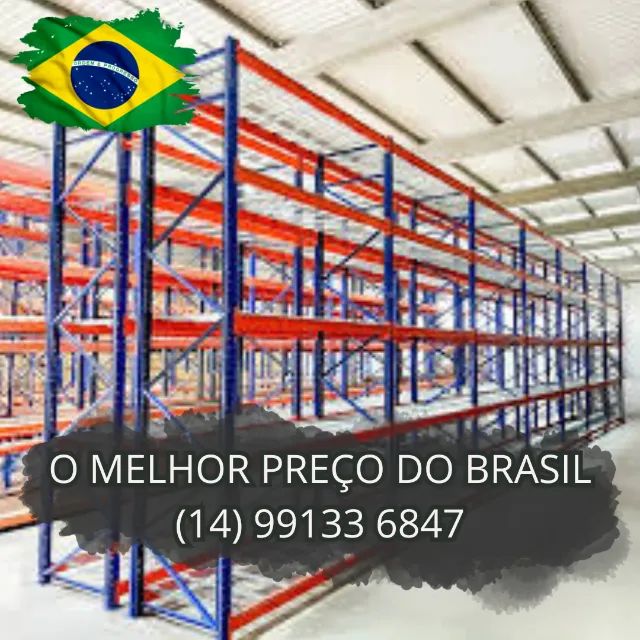 Porta Palete estante de aço para galpão 