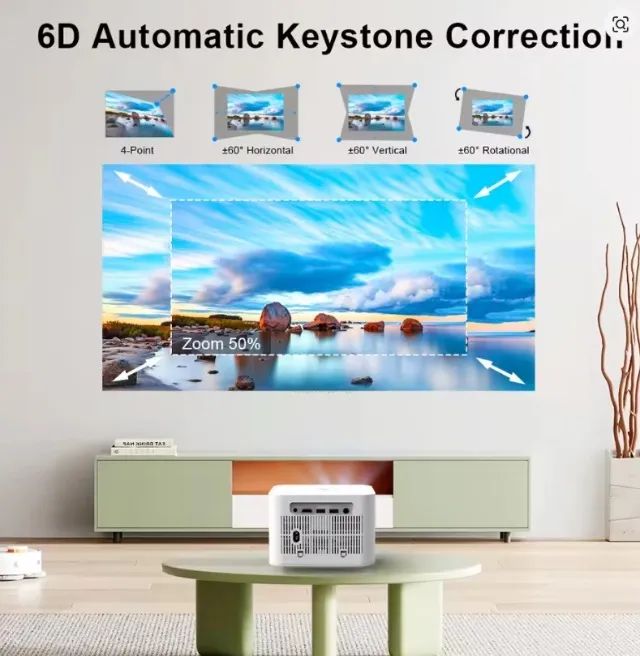 ThundeaL-Mini projetor Full HD TD91, vídeo 4K, 5G, WiFi, Android, portátil, Home Theater - Foto 5