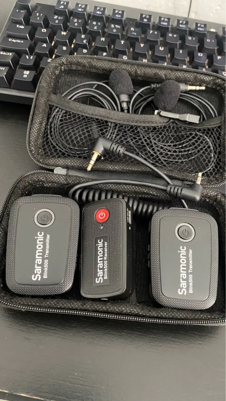 Kit Microfone Sem Fio Saramonic Blink500 - Foto 6