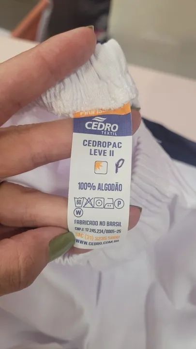Calça uniforme BRIM branca - Foto 3