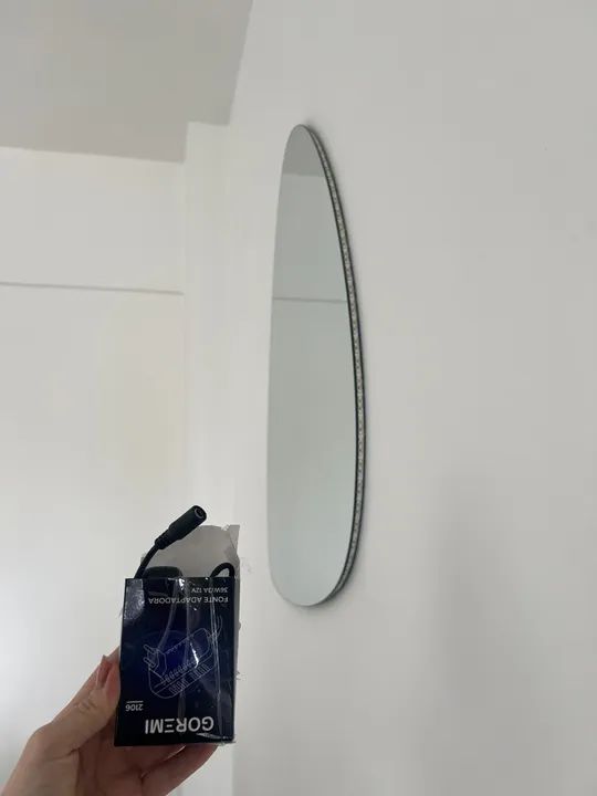 Espelho Slim Orgânico com LED 80x60cm - Foto 2