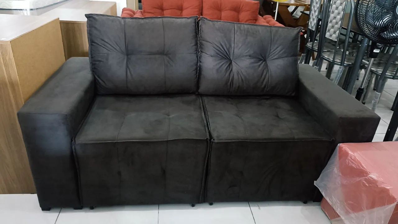 Sofá 2 lugares Retrátil Confortável e Moderno