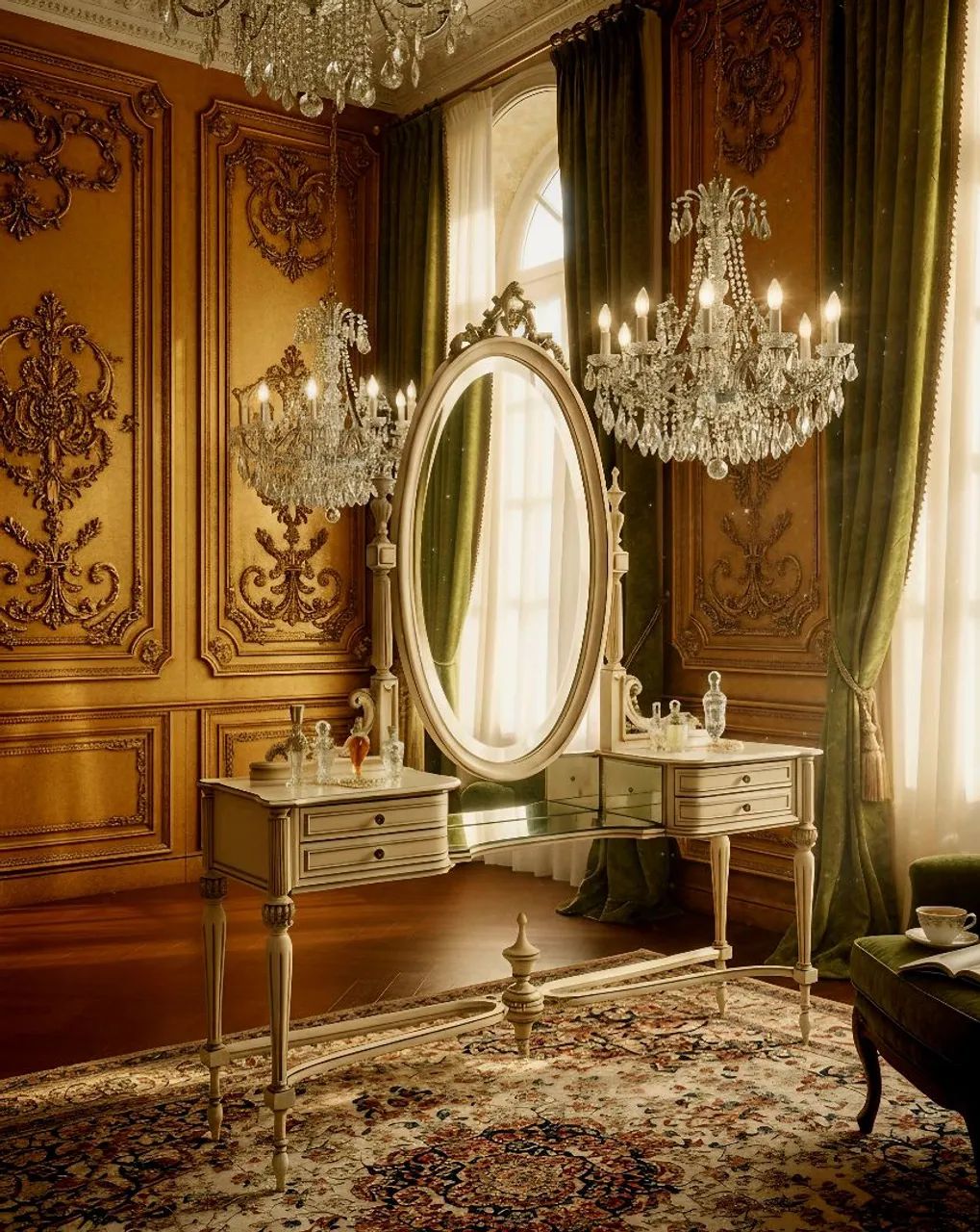 Penteadeira Francesa RARÍSSIMA.64962183658753121