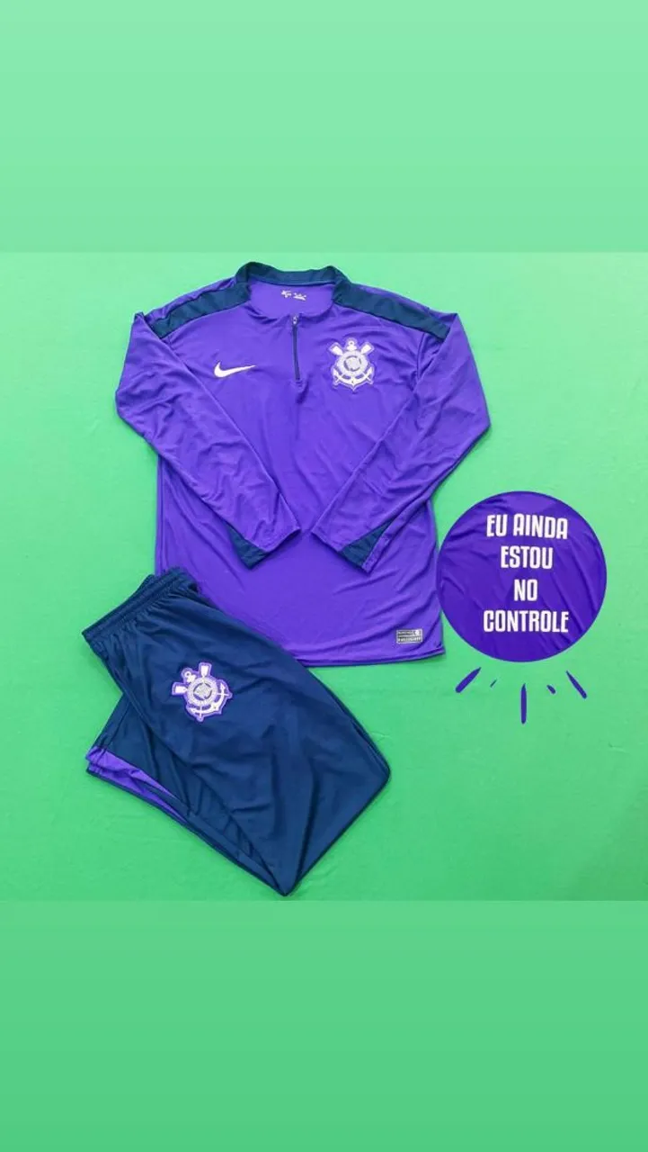 OLHAI GALERINHA DA ILHA OS KITS DE CALÇA E CAMISA MANGA LONGA DO SEU TIME DO CORAÇÃO ?