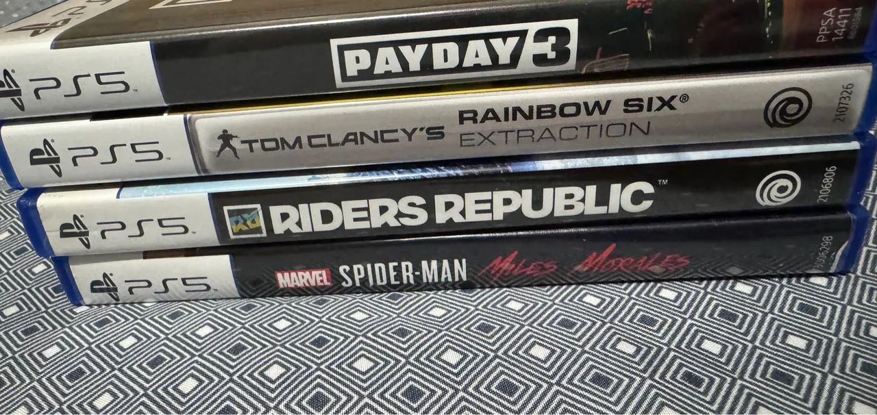 45 jogos PS5 - Diversos títulos - Ótimo estado