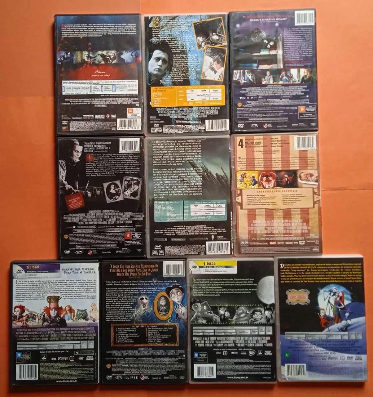Dvd Coleção Tim Burton 10 Filmes - Foto 2