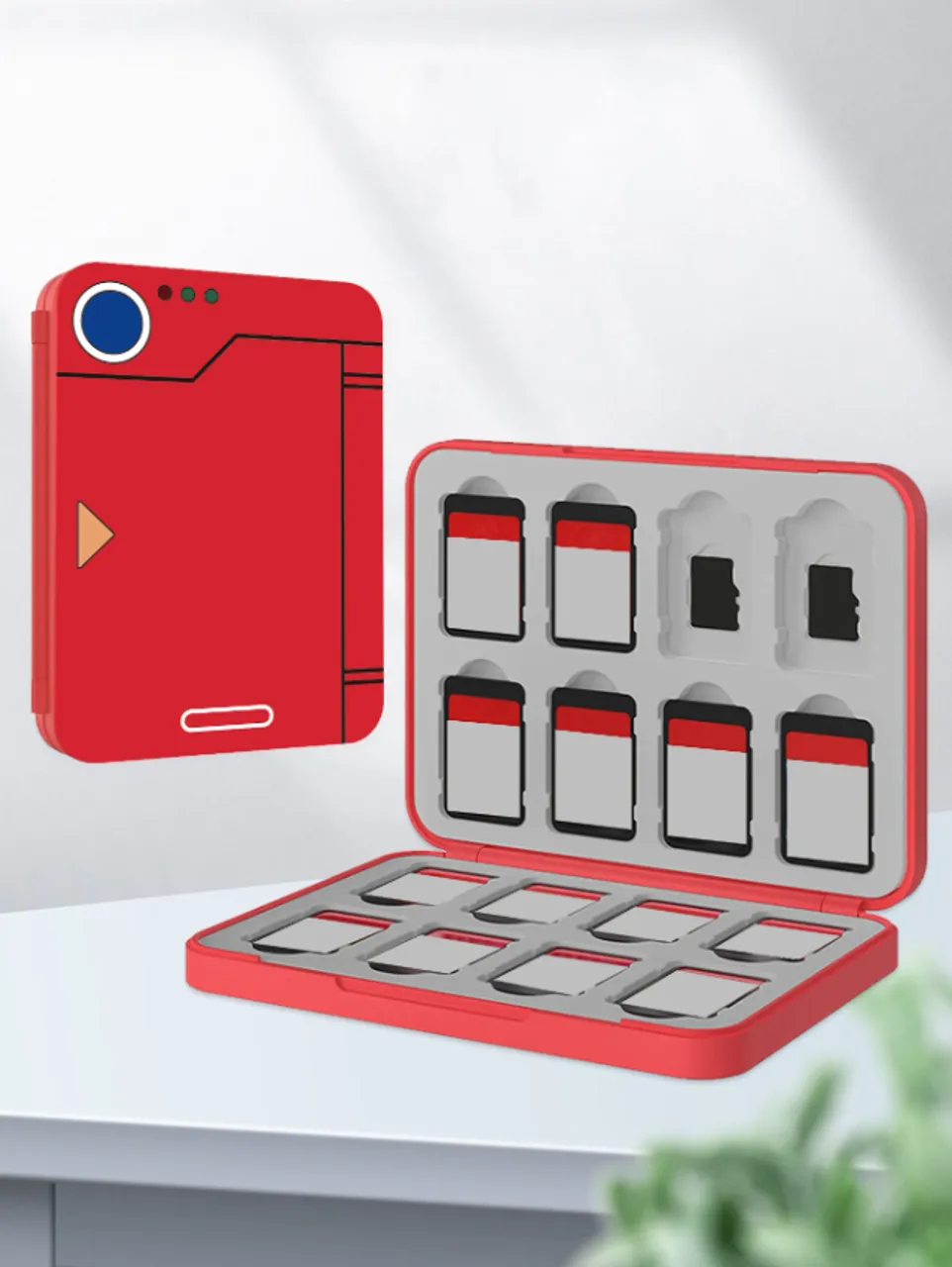 Porta Cartuchos Para Nintendo Switch 1, Oled e 2 Pokedex Pokemon
