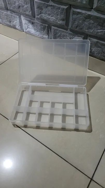 Caixa Plástica Organizadora para Material de Pesca ou serviço - Foto 4