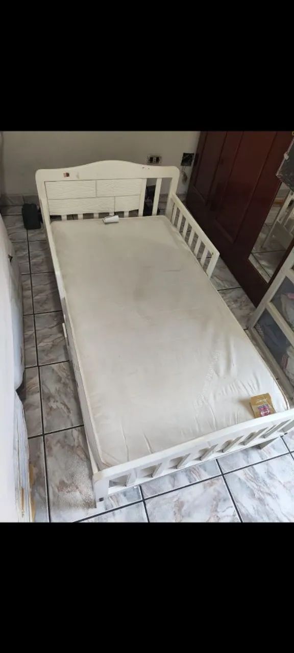 Cama infantil e colchão - MADE IN USA. - Foto 3