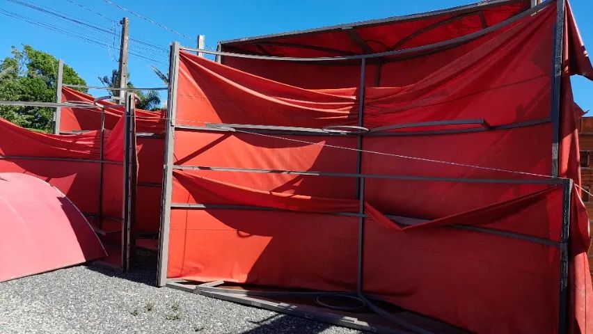 Vendo toldo para túnel tipo meia lua - Vários tamanhos. - Foto 2