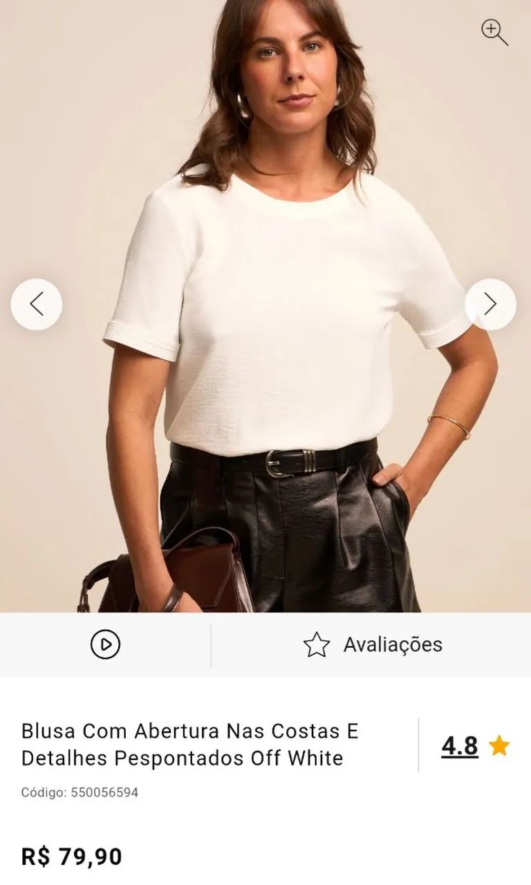 Blusa básica linda da Renner PP