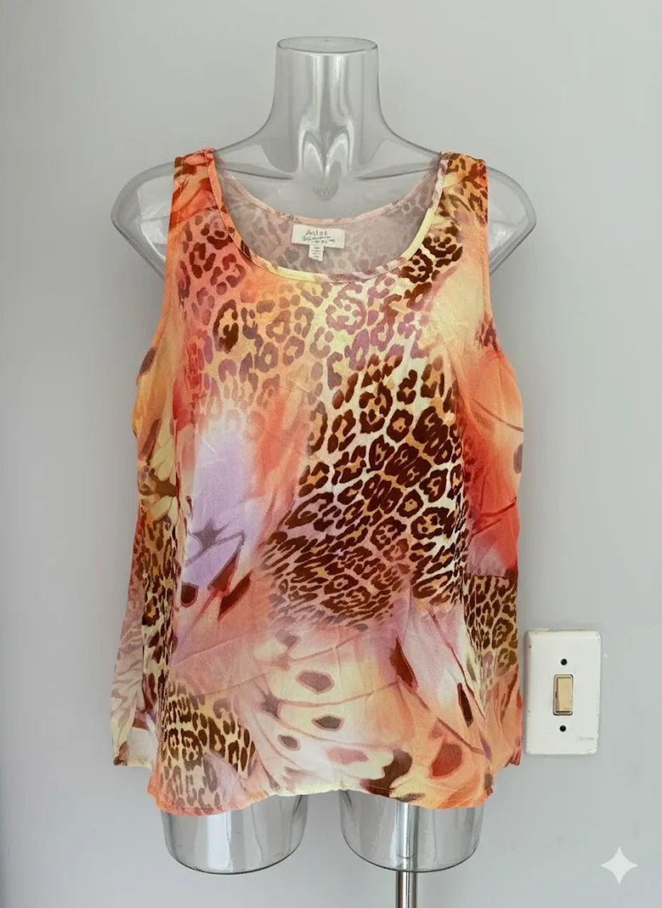 Blusa estampa de onça  - Foto 5