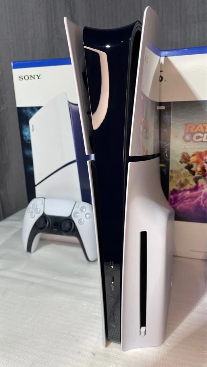 Playstation Slim mídia física e digital + 2 jogos físicos. - Foto 5