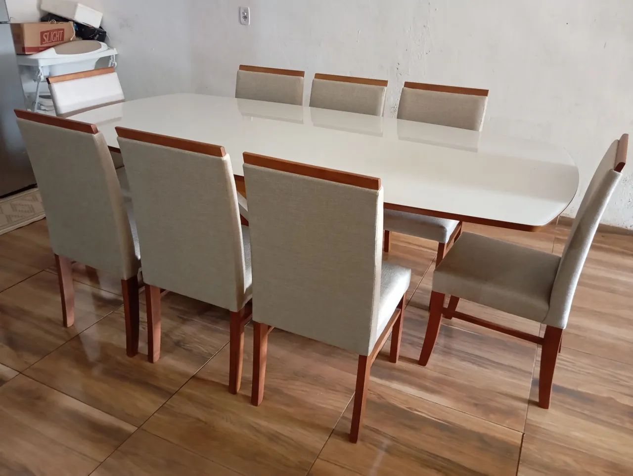 Mesa super resistente completa na madeira   - Foto 4