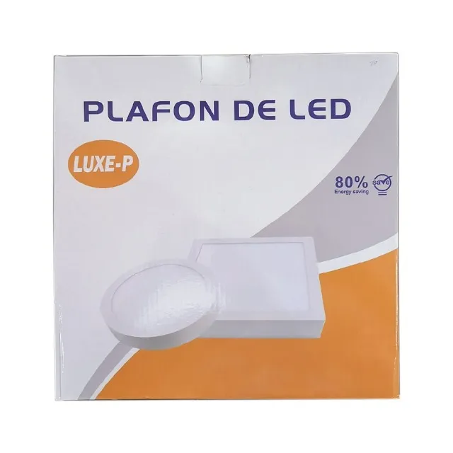 PAINEL PLAFON DE LED REDONDO BCO FRIO SOBREPOR LUXE-P