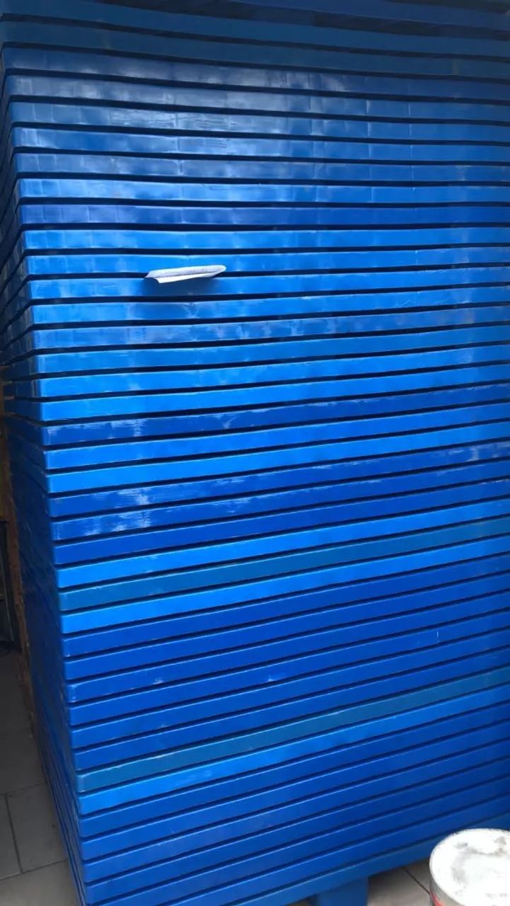 Palete Plástico Azul Resistente para Carga - Foto 4