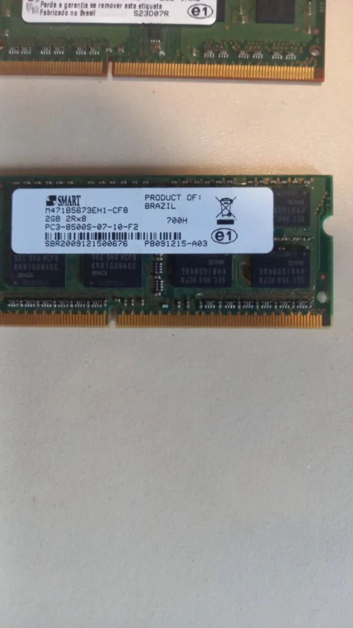 DDR3 2GB RAM Memory Notebook - With Warranty63825081086467121