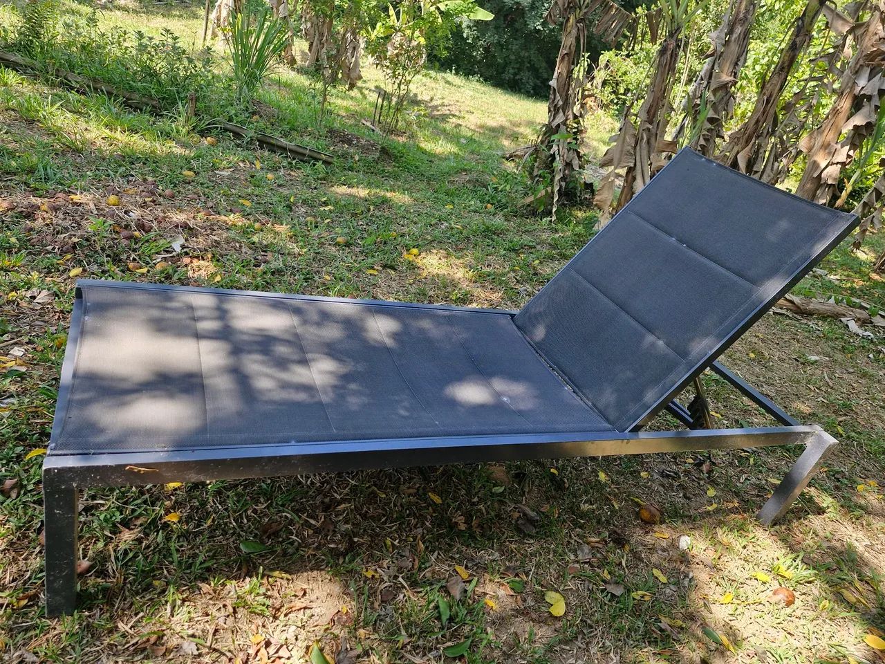 Espreguiçadeira de alumínio da Leroy Merlin 