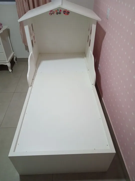 Cama MDF menina padrão solteiro