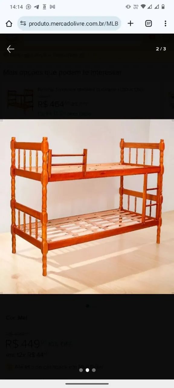 Beliche madeira maciça  - Foto 3