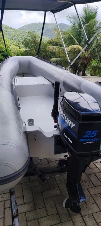 Bote inflável Zefir 3,60 Mercury 25 Sea Pro  2016 - Foto 4