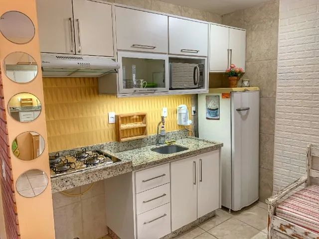 Studio completo e estiloso na praia de Canasvieiras - Foto 10