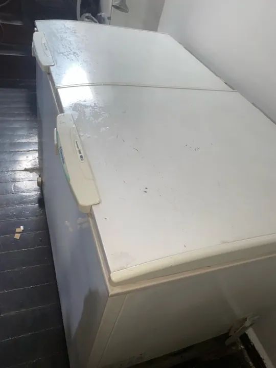 Freezer Horizontal Electrolux H400 2 Portas 385L 220v - Foto 2