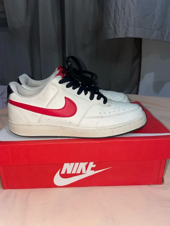 Nike Court Vision Low Sail University Red - Número 39