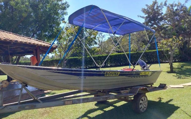 BARCO 5M, MOTOR Suzuki 15 HP Eletrico, CARRETA - Foto 9