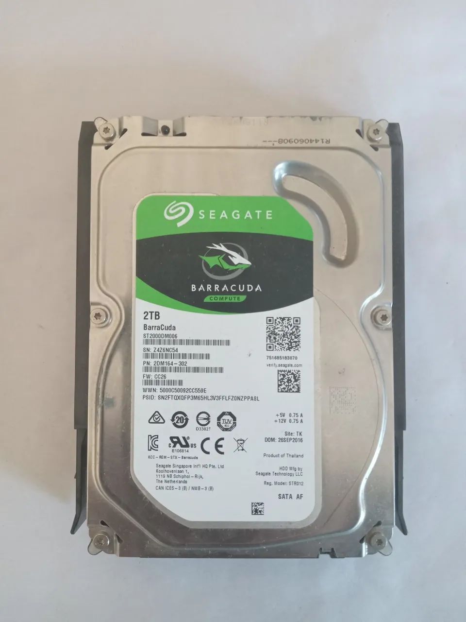HD Seagate BarraCuda 2TB SATA