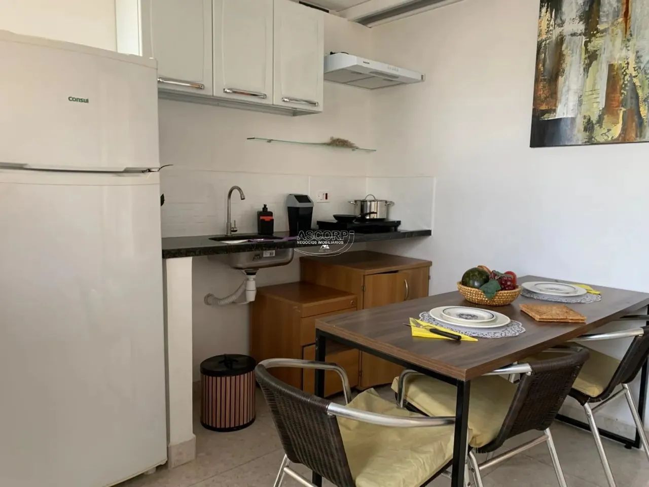 Kitnet mobiliado para alugar no bairro Residencial Serra Verde, Piracicaba. - Foto 5