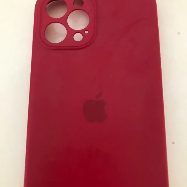 Capinha Case Vermelha Iphone 12 Pro Max - Lisa - Foto 5