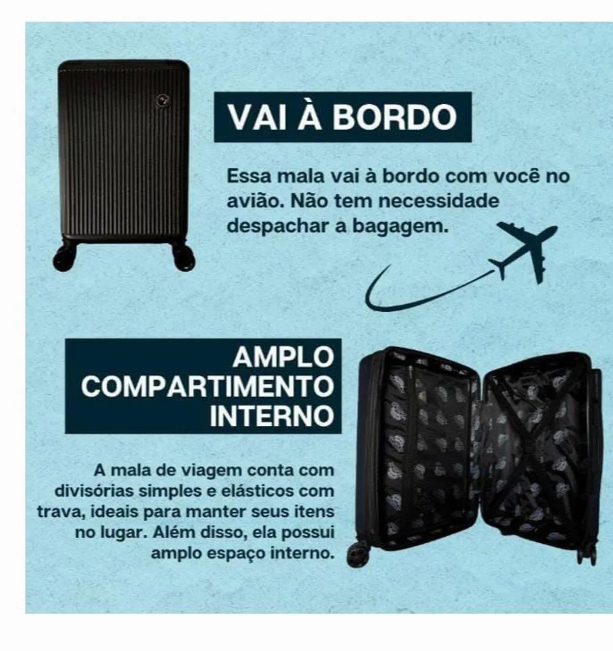 Mala com suporte de copo  - Foto 5