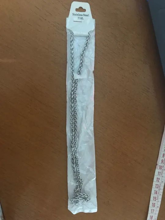 Cordão de corrente de aço inoxidável
