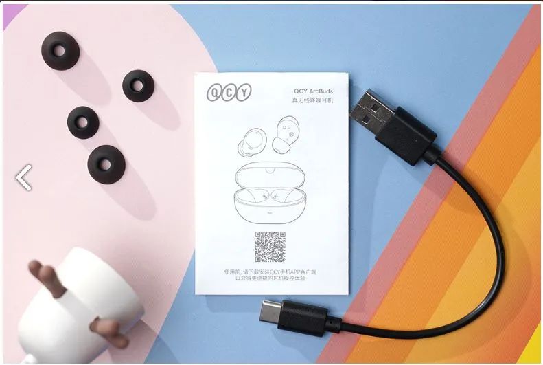 Fone de Ouvido Bluetooth QCY ArcBuds TWS com Cancelamento de Ruído - Foto 3