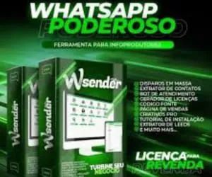 Software WhatsApp Poderoso - Wsender - com direito de Revenda