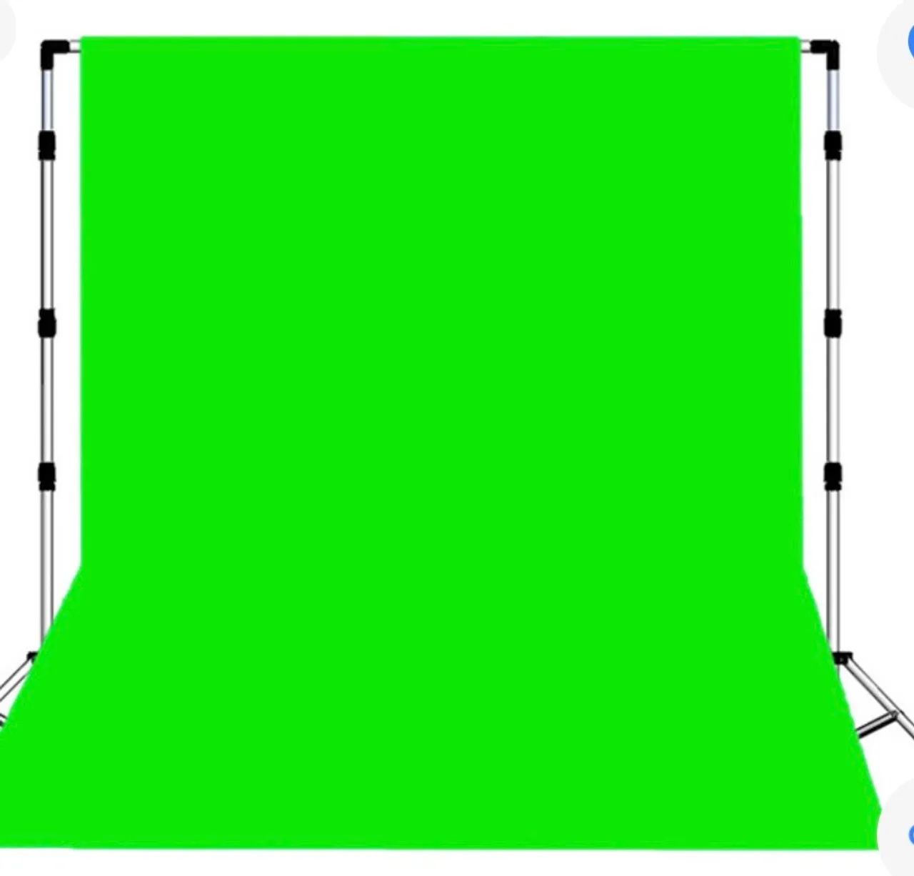 Tecido Verde + Suporte Fundo Infinito Foto + Bolsa