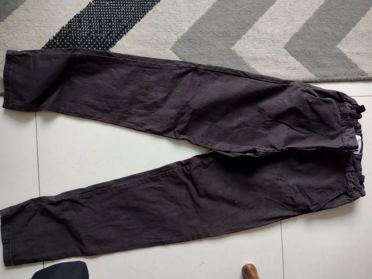 Calça Zara Infantil - Tamanho 13/14 -  Preta - Foto 3