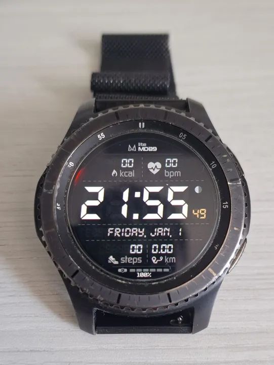 Smartwatch Samsung Gear S3 Frontier - Preto - Foto 3