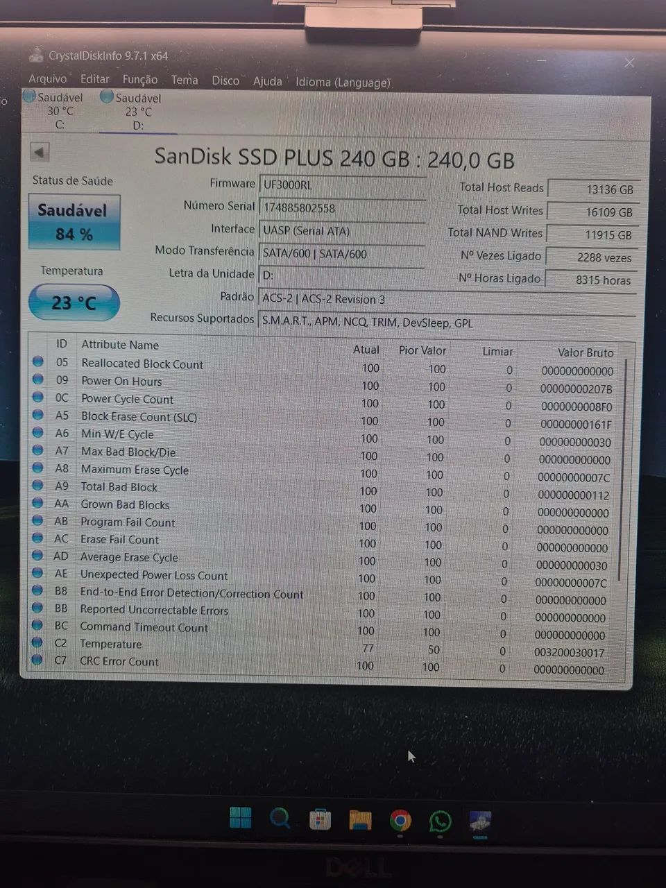 Ssd 240GB64617794875009121