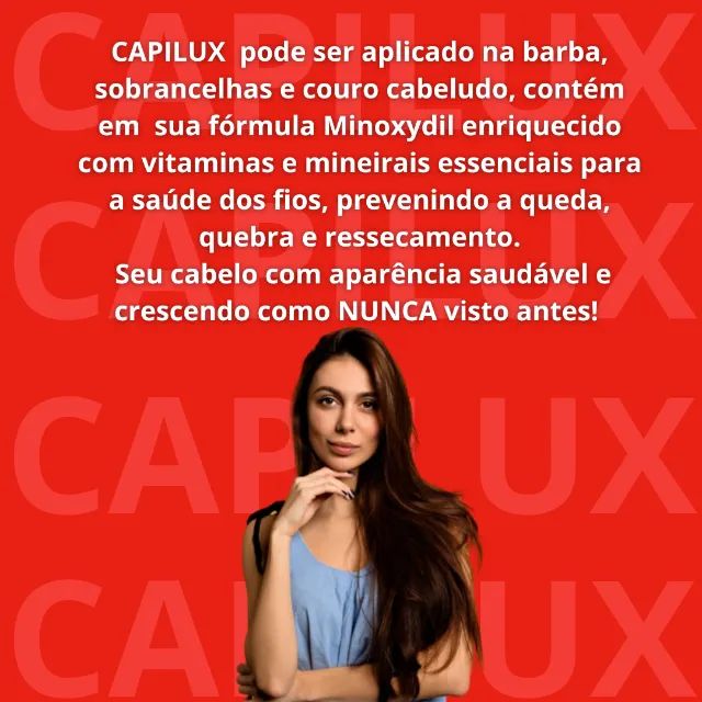 PROMOÇÃO CAPILUX -  Sérum Fortalecedor para Cabelos, Barba, Bigode e Sobrancelhas - Foto 5