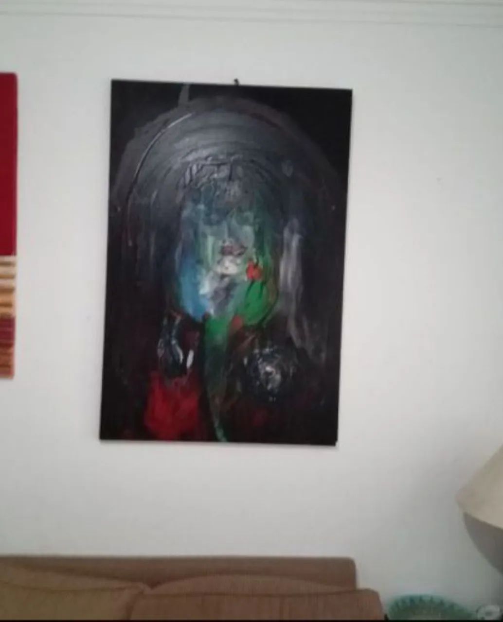 Quadro acrílico a iluminada